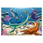 Quebra-Cabeça Progressivo Dinossauros - Céu, Terra e Mar (12/20/30 Peças)