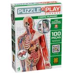 Quebra-Cabeça Puzzle Play Gigante 100 Peças - Corpo Humano