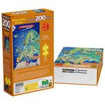 Quebra-Cabeça 200 Peças - Viagem pela Europa