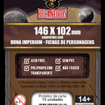 Sleeve Customizado - 102x146mm - Duna: Imperium - Fichas de Personagens (Bucaneiros)