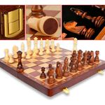 Xadrez de Madeira Portátil (Hoyle Games)