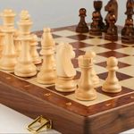 Xadrez de Madeira Portátil (Hoyle Games)