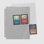 Kit 10 Folhas de Fichário: 9 Pocket Pages (cartas de tamanho Padrão / Standard)