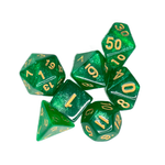 Conjunto de Dados Jambô - Glitter Verde
