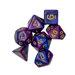 Conjunto de Dados Jambô - Mesclado Roxo e Azul