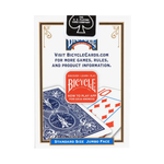 Baralho Bicycle Jumbo Index - Azul