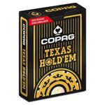 Baralho de Poker Texas Hold’em - Cor: Preto e Dourado