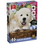 Quebra-Cabeça Mini 500 Peças – Cesta de Labradores