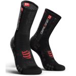 Meia cano alto Compressport Racing Socks V3 Bike