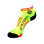 Meia Cano Curto Steigen 1/4 Fluro Yellow Unissex