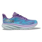 Tênis Hoka One One Clifton 9 Feminino Azul / Roxo