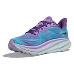 Tênis Hoka One One Clifton 9 Feminino Azul / Roxo