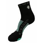 Meia Cano Curto Steigen 1/2 Black Unissex