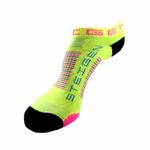Meia Sem Cano Steigen Zero Sherbet Yellow Unissex
