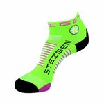 Meia Cano Curto Steigen 1/4 Fluro Green Unissex