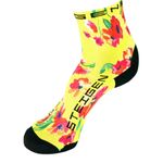 Meia Cano Curto Steigen 1/2 Floral ST2FLORAL Unissex