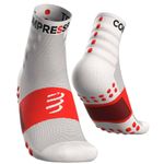Pacote de Meia Com 2 Cano Baixo Compressport Training Socks Unissex