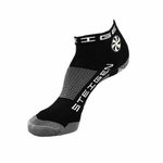 Meia Cano Curto Steigen 1/4 Black Unissex