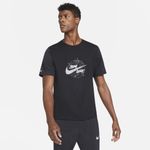 T-shirt Performance Nike Miler Wild Run Masculina
