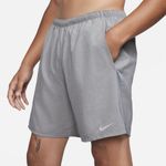 Bermuda Nike Challenger 7 Masculina Cinza
