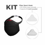 Máscara Proteção Fiber Knit Sport Kit