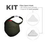 Máscara proteção Fiber Knit Sport Kit