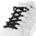 Cadarço Elástico Caterpy Air Preto Shimmer Unissex