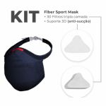 Máscara proteção Fiber Knit Sport Kit