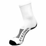 Meia Cano Alto Steigen 3/4 White Unissex