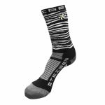 Meia Cano Alto Steigen 3/4 Zebra Unissex