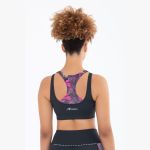 Top Authen Signature Power Feminino Preto e Roxo