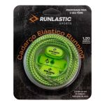 Cadarço Elástico Runlastic Amarelo Fluor e Preto Unissex