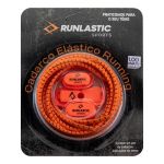 Cadarço Elástico Runlastic Laranja Fluor e Preto Unissex