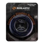 Cadarço Elástico Runlastic Preto e Azul Unissex