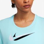 T-shirt Performance Nike Swoosh Run Feminina