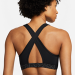 Top Nike Swoosh Feminino Preto Estampa de Oncinha
