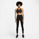 Top Nike Swoosh Feminino Preto Estampa de Oncinha