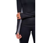 T-shirt Feminina Manga Longa Authen Grit Trail Watch Preta