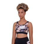 Top Authen Grit Relampago Gear Feminino Rosa e Preto