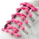 Cadarço Elástico Caterpy Run Rosa Flamingo Infantil