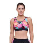 Top Authen Grit Relampago Gear Feminino Rosa/Azul