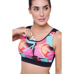 Top Authen Grit Relampago Gear Feminino Rosa/Azul