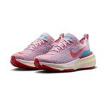 Tênis Nike ZoomX Invincible Run Flyknit 3 Feminino Rosa e Azul Piscina