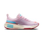 Tênis Nike ZoomX Invincible Run Flyknit 3 Feminino Rosa e Azul Piscina