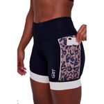 Bermuda Compressão Authen Grit Street Relâmpago Feminina