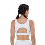 Top Authen Grit Reto Gear Feminino Branco