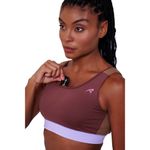 Top Authen Grit Reto Gear Feminino Marrom