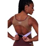 Top Authen Grit Reto Gear Feminino Marrom