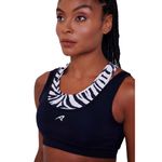 Top Authen Signature Power Feminino Preto/Branco