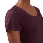 T-Shirt Performance On Running Performance Feminino Vinho